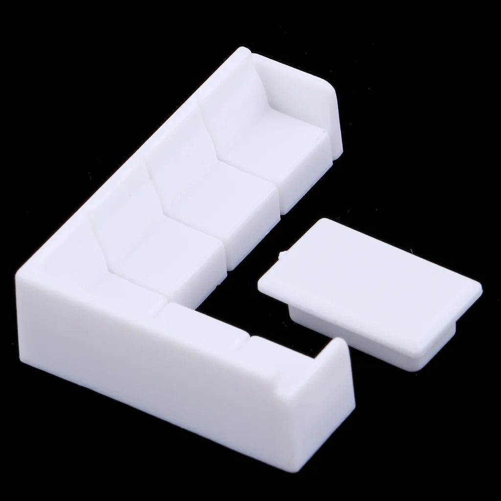 White Dollhouse Tea Table Sofa Furniture S810