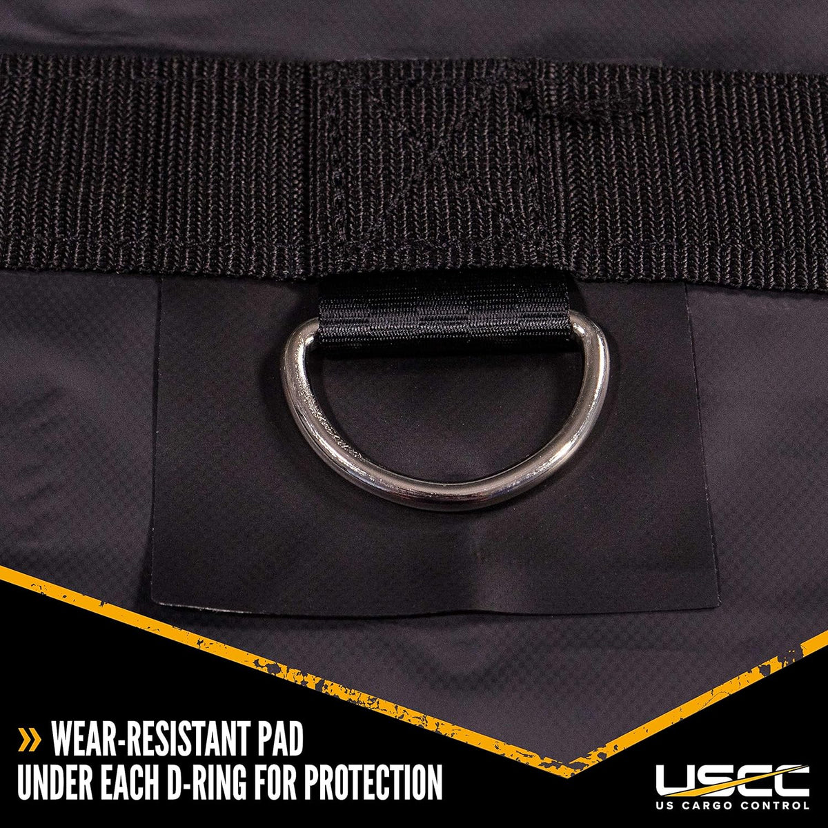 Black Combo Tarp 20 Feet x 28 Feet with 6 Foot Drop and Flap N147470