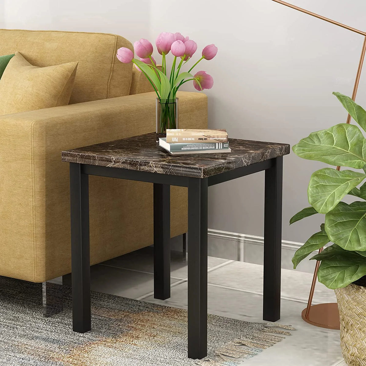 3 Piece Coffee Table Set with 2 End Tables E81566