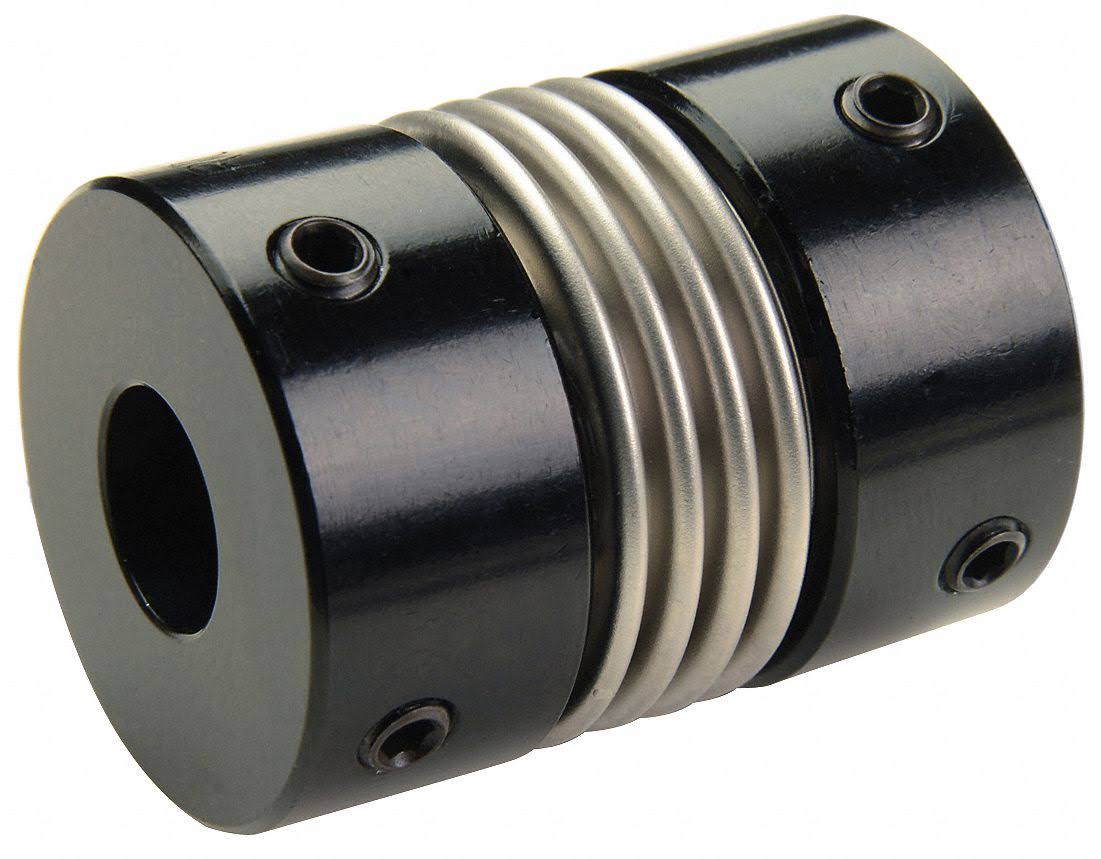Bellows Set Screw Coupling, 5/16in x 3/16in N639913