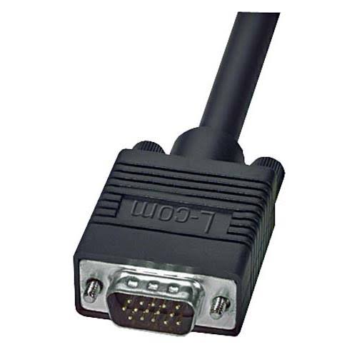Black SVGA Cable, HD15 Male / Male, 50.0 ft A27342
