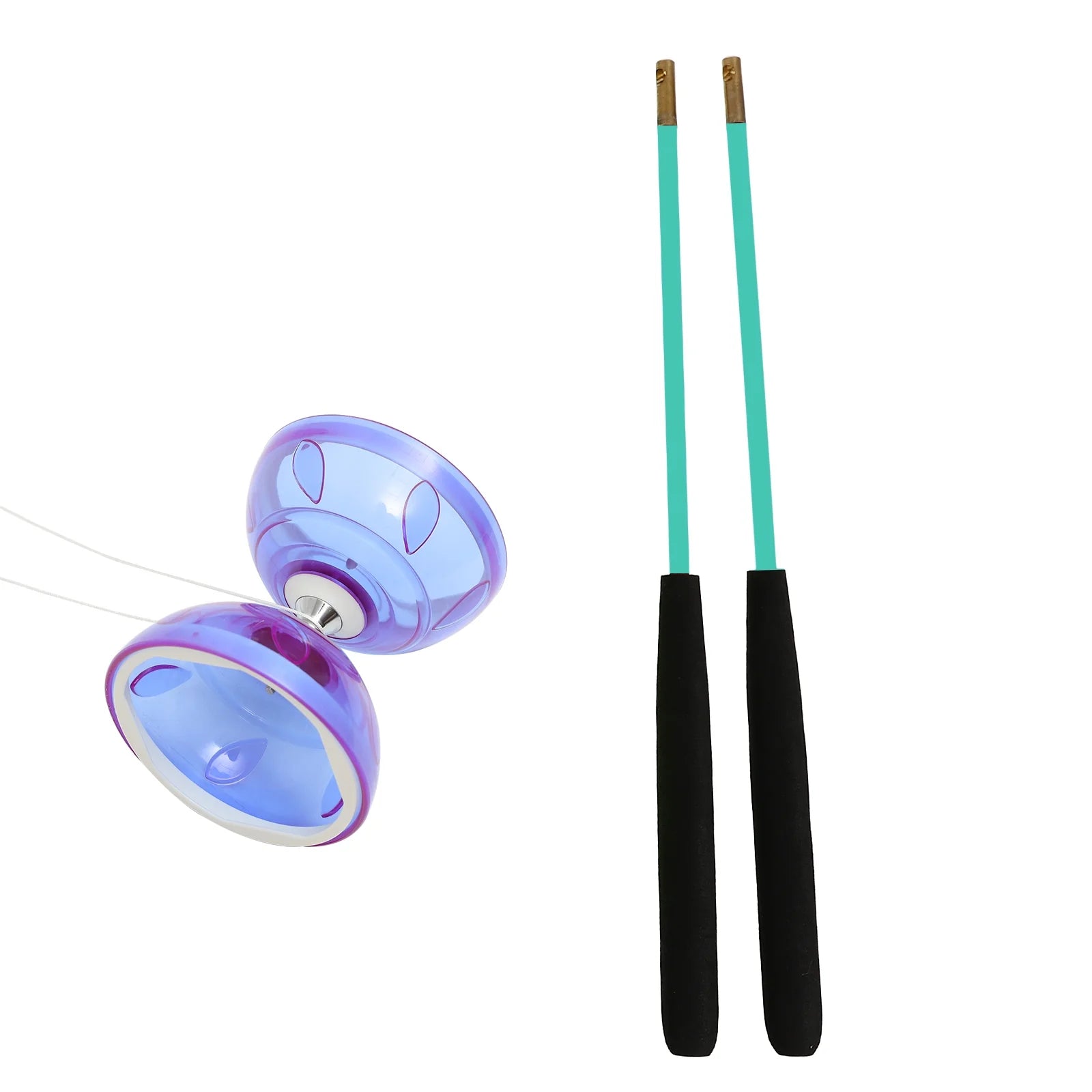Yoyo Diabolo Party Favors Bearing Carnival Unresponsive Beginners Fitness Set Juggling Training S95409