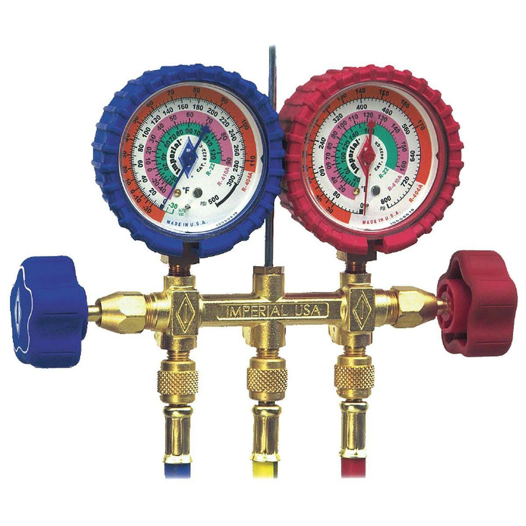 2-Valve Mechanical Manifold Gauge Set W9597