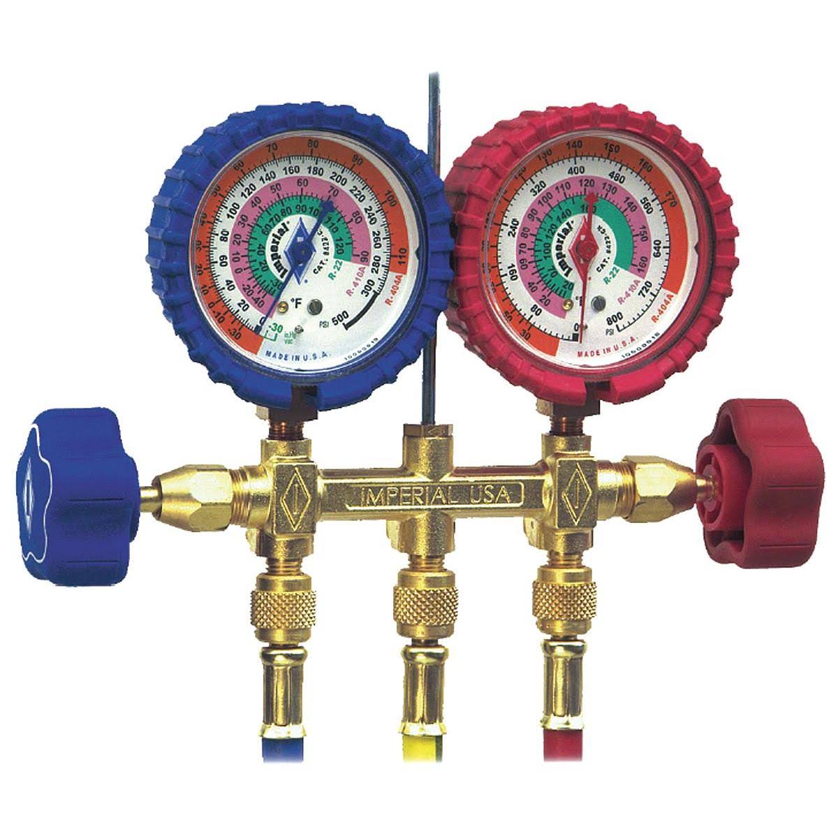 2-Valve Mechanical Manifold Gauge Set W9597