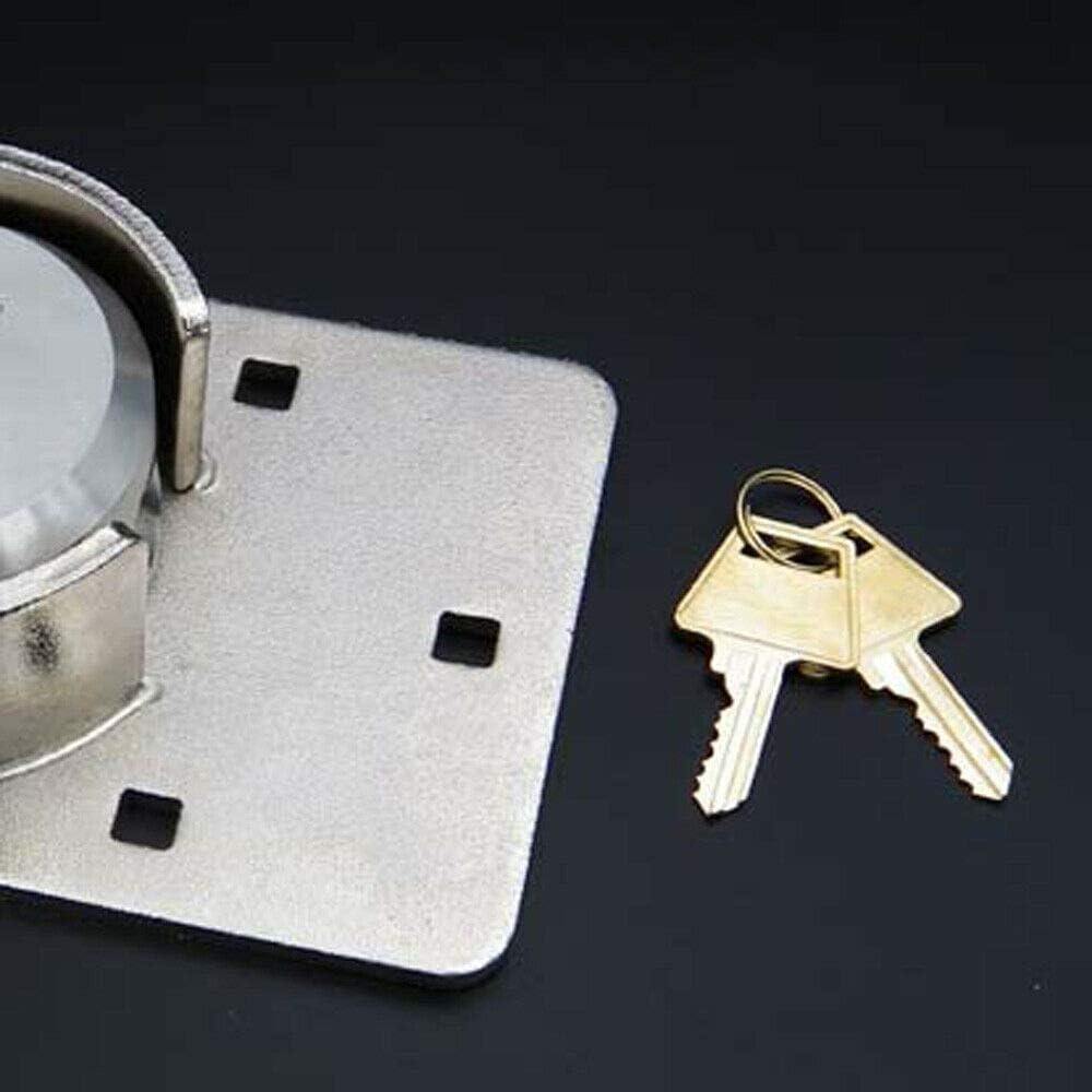 73Mm 2Pcs Hidden Shackle Padlock with 4 Keys U33005