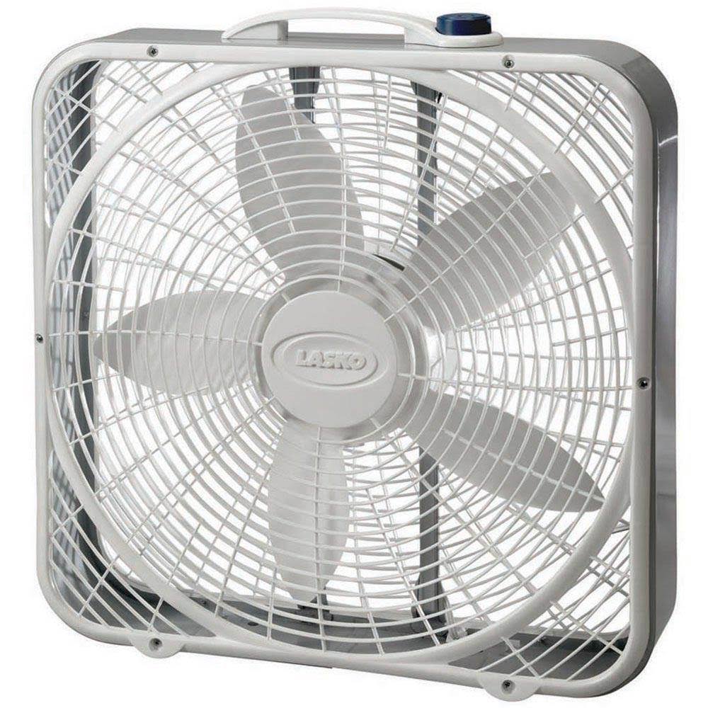 20x22 Steel Box Fan with 3 Speed Settings and Easy Carry Handle, 4 Pack W90792
