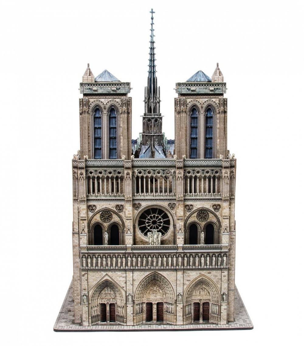 3D Puzzle Notre Dame De Paris Cathedral I417