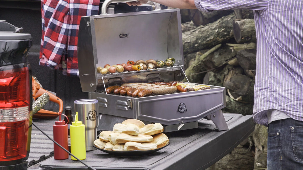 Silver Propane Portable Gas Grill Z60860