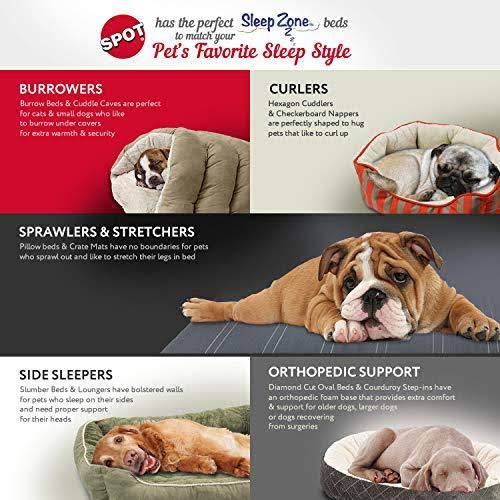 Tan Plush Cuddler Step-In Bed S135