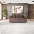 Suede Sofa with Solid Wood Frame O2606