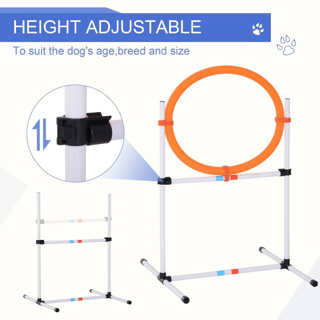 Portable Pet Agility Training Set with Carry Bag G27838