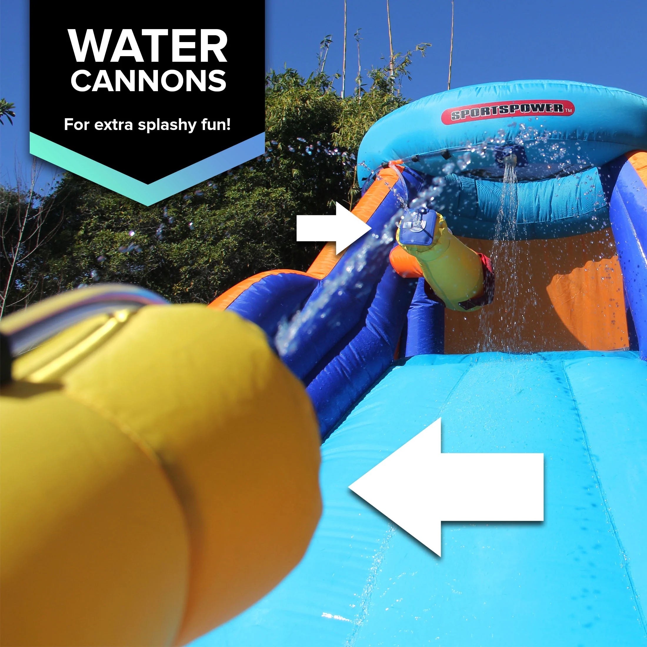 Inflatable Water Slide with Heavy Duty Blower U47476