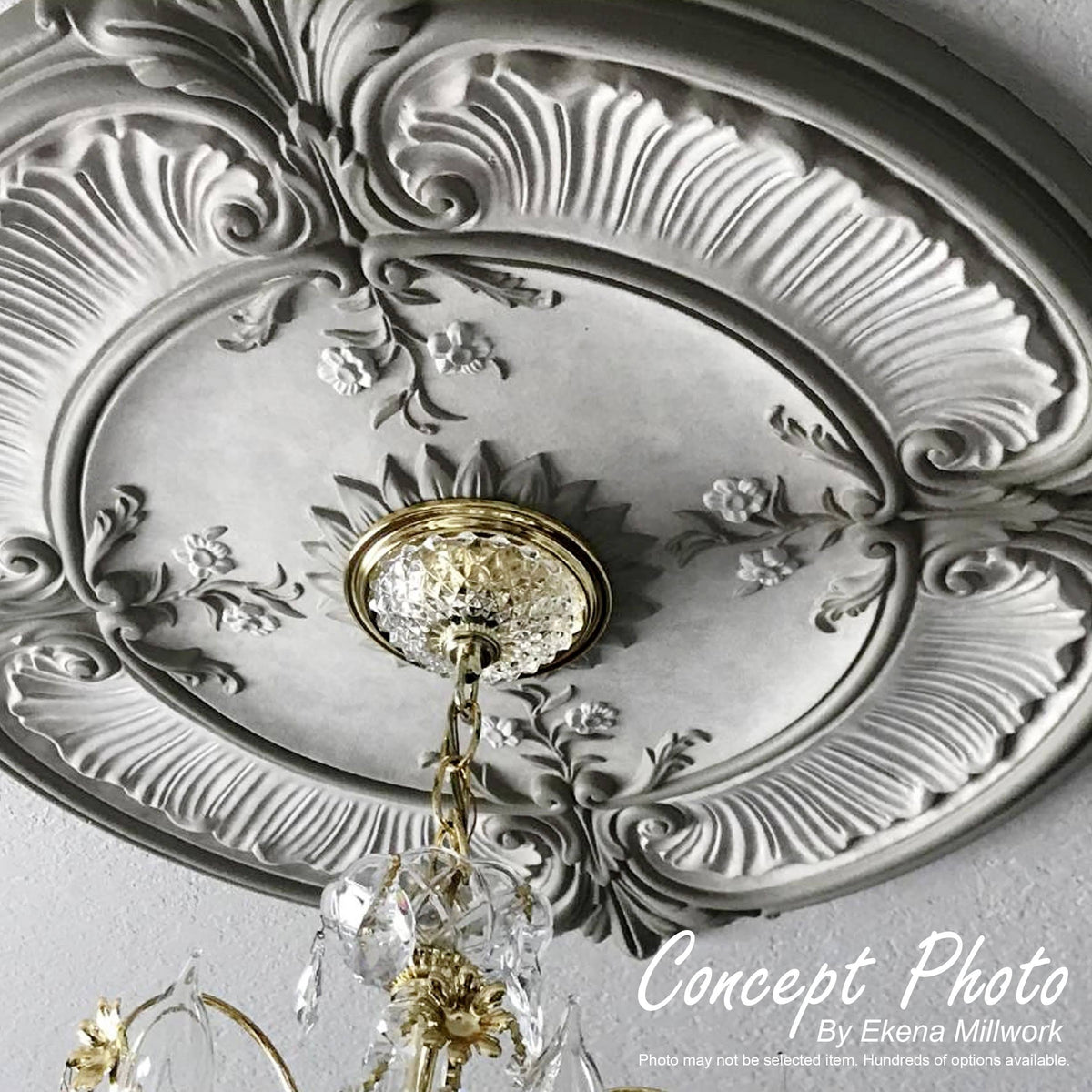 Platinum Finished Ceiling Medallion I83764