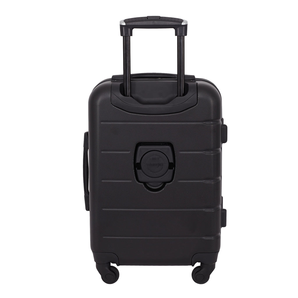 Black 20" Hard-Side Rolling Carry-on Luggage I42307