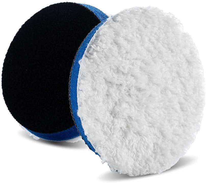 Blue, Orange, and Black Polishing Kit, 3 Pads, 6.5" Pack of 2 F972
