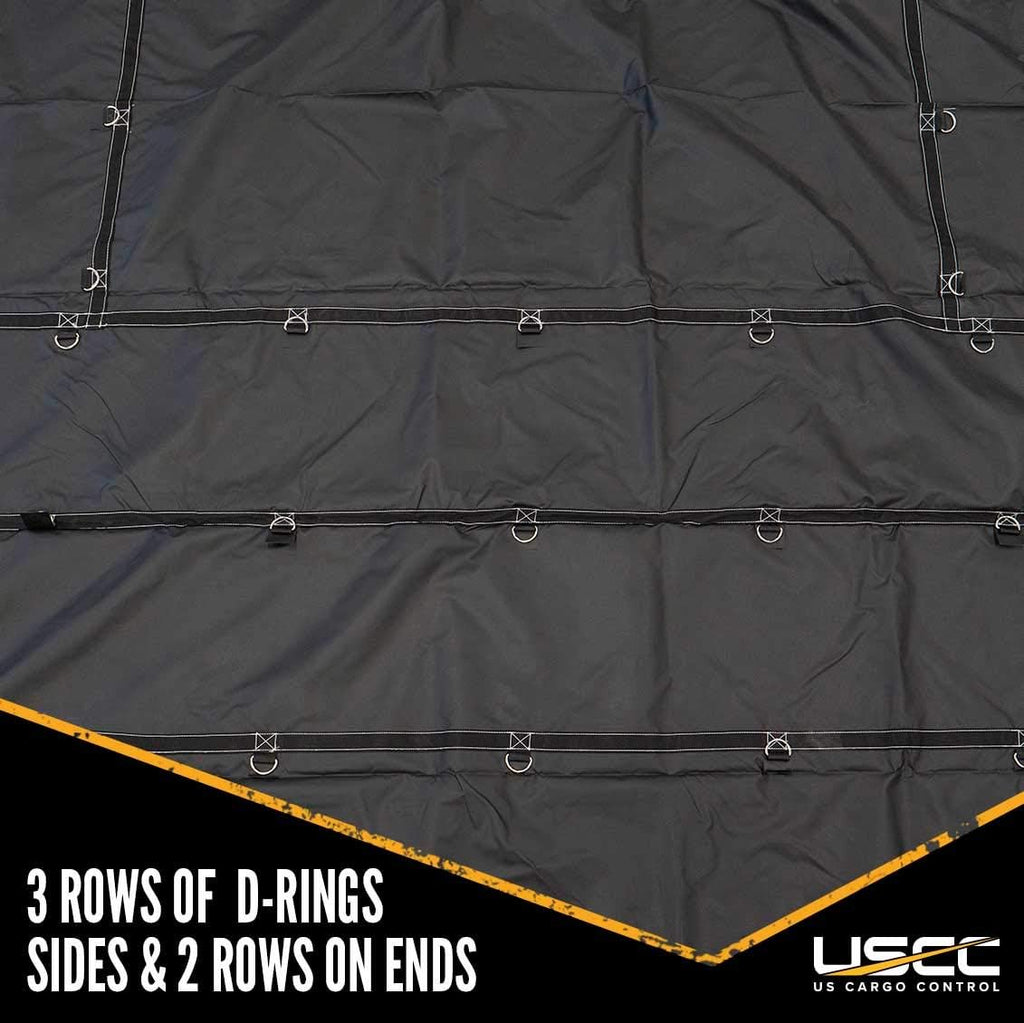 Heavy-Duty Steel Tarp 24 Foot x 18 Foot 18 Ounce PVC-Coated Polyester Waterproof Truck Tarp B973