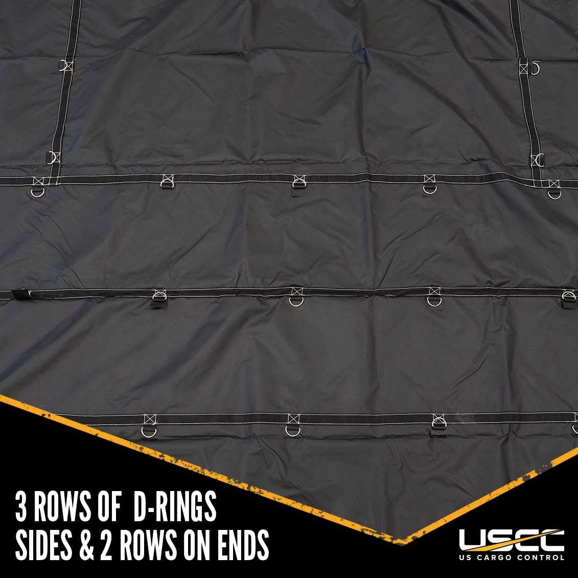 Heavy-Duty Steel Tarp 24 Foot x 18 Foot 18 Ounce PVC-Coated Polyester Waterproof Truck Tarp B973