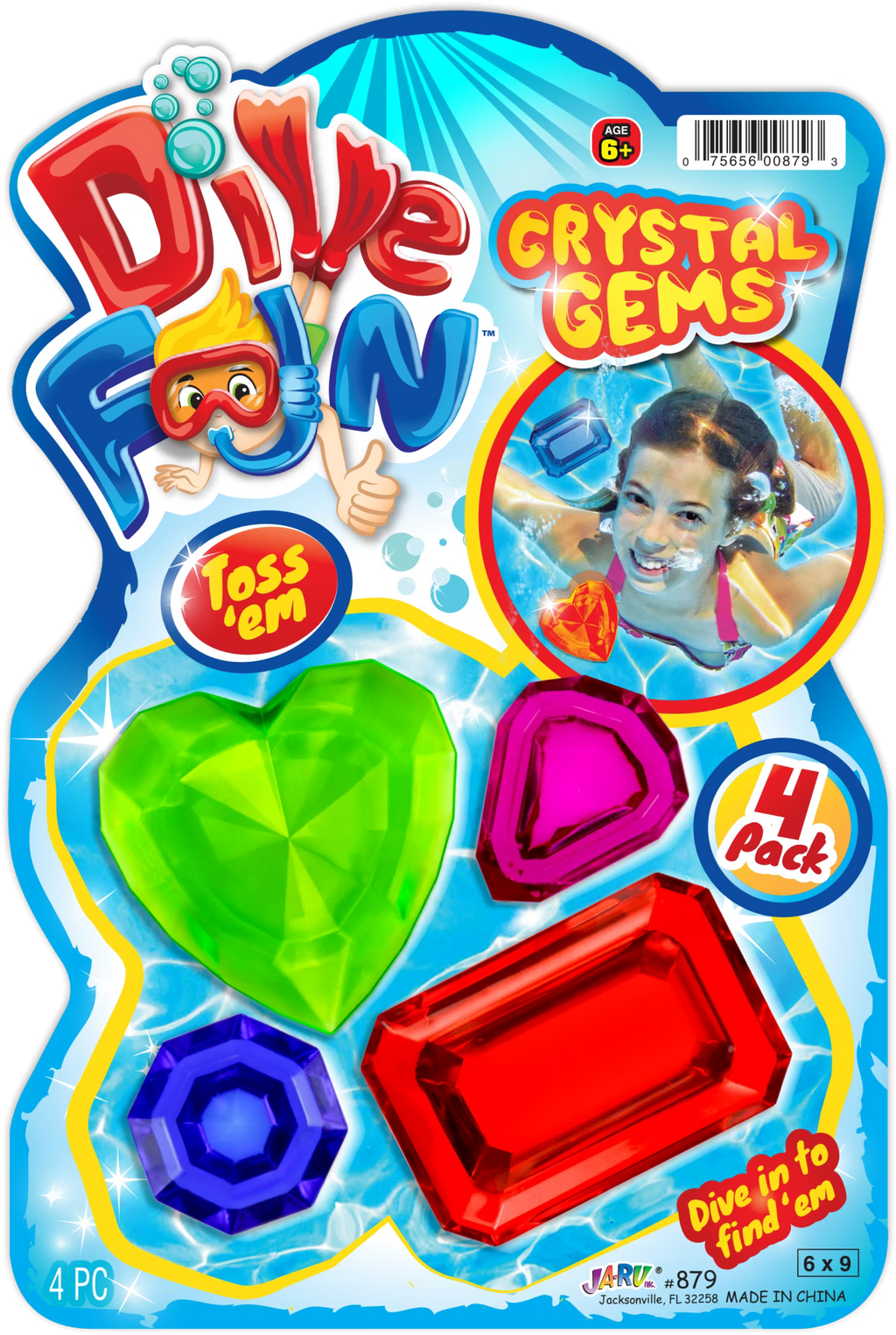 Diving Gems Dive Crystals Swimming Pool Dive Toys Sinker for Kids X42499