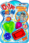 Diving Gems Dive Crystals Swimming Pool Dive Toys Sinker for Kids X42499
