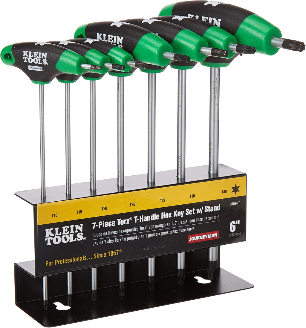 7-Piece TORX T-Handle Hex Key Allen Wrench Set with 6-Inch Blades N83611