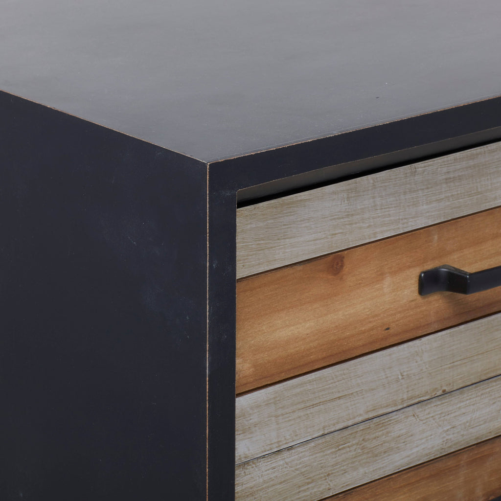 Black MDF Cabinet R500056