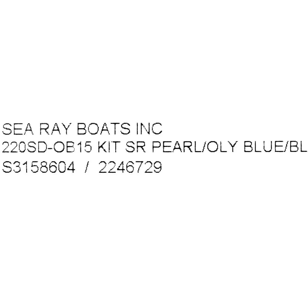 Boat Graphic Decal Kit (3 PC) T465