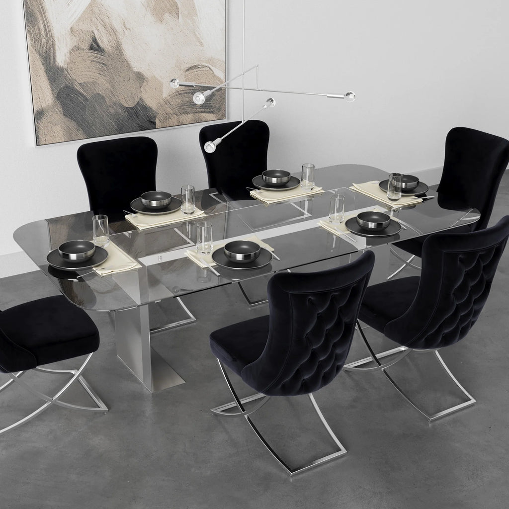 Black Upholstered Dining Chair, Set of 2 M98070