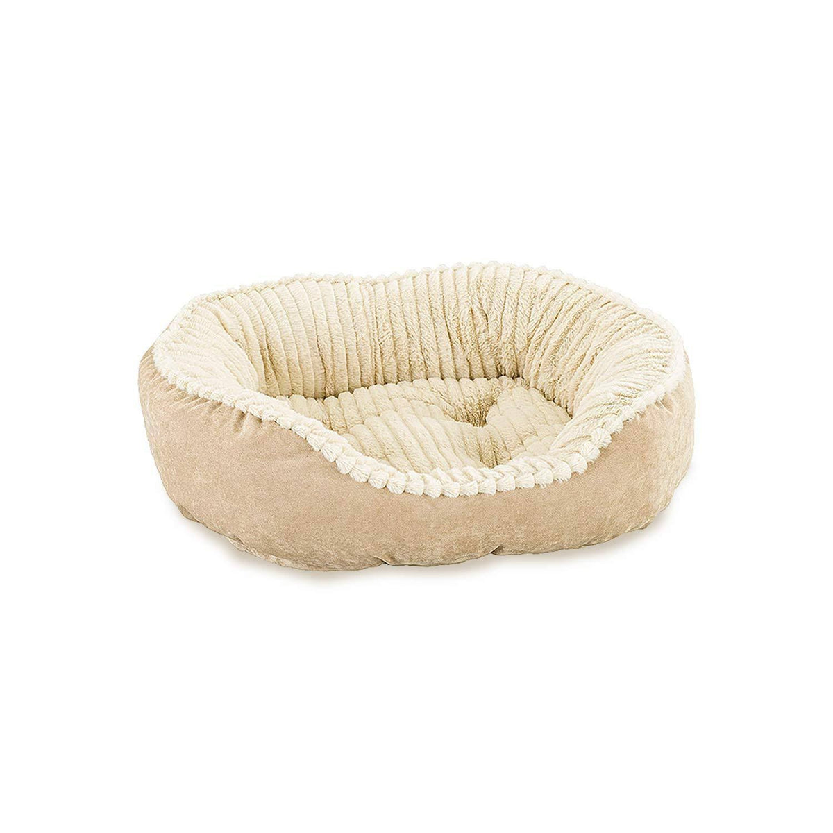 Tan Plush Cuddler Step-In Bed S135