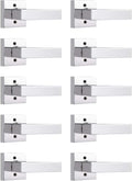 10 Pack Commercial Privacy Door Levers, Polished Chrome Finish O262
